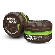 Nishman Hair Styling Matte Looking Wax 08