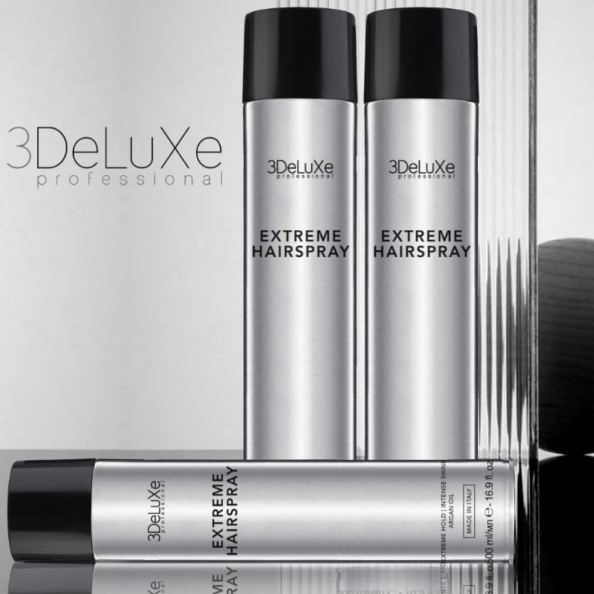 3Deluxe Hair Spray Extreme Hold 500mL