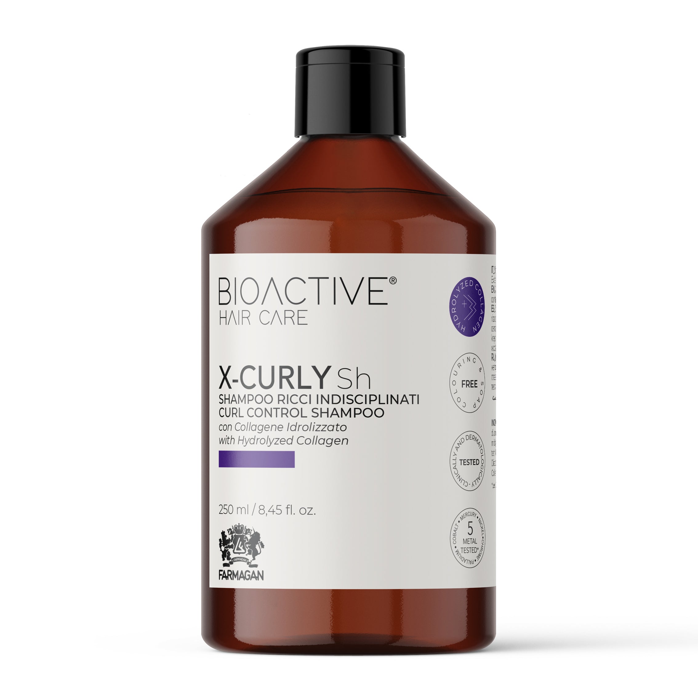 Farmagan Bioactive Hair Care X-Curly Sh Curl Control Shampoo 250 Ml