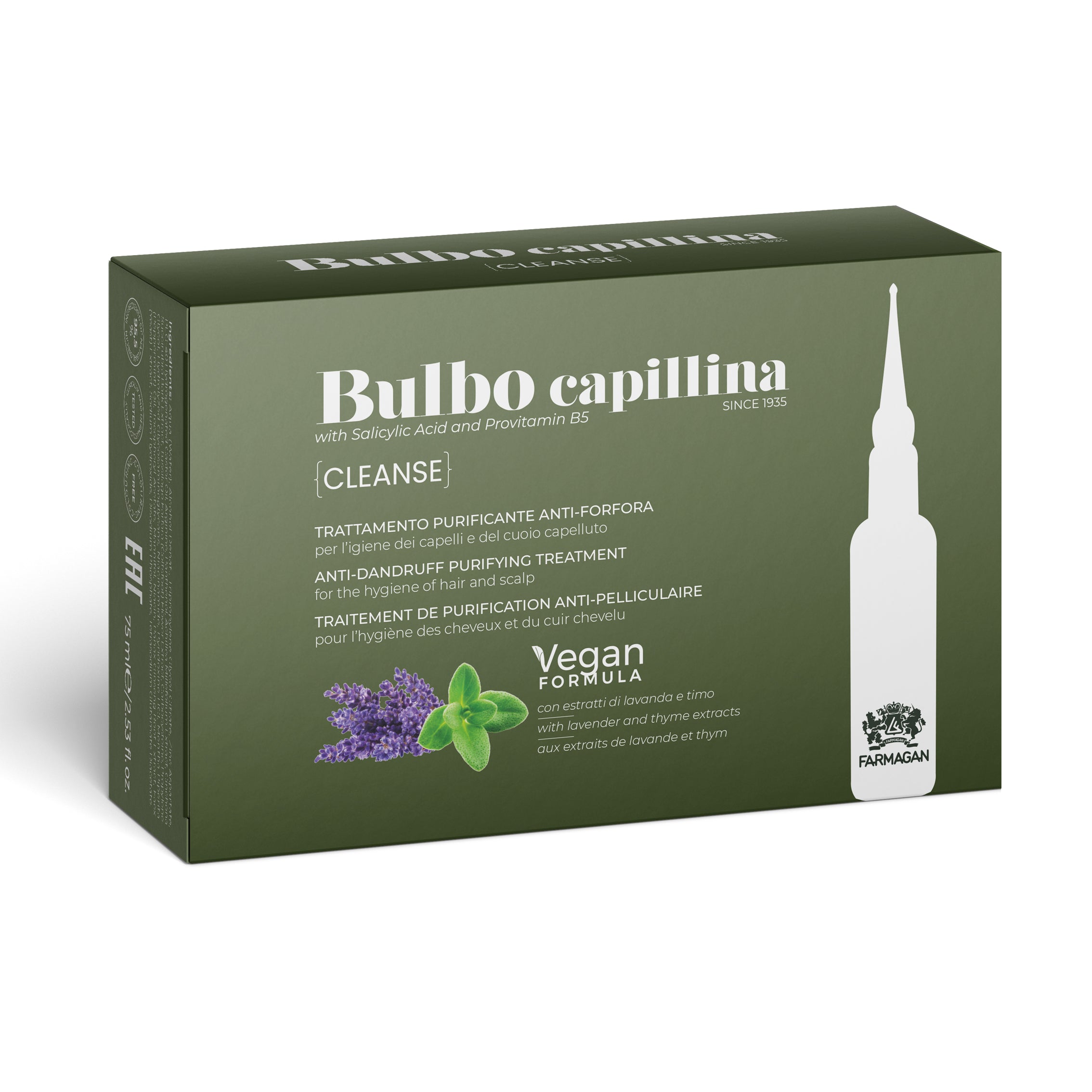 Bulbo Capillina Cleanse Anti-Dandruff Ampoules 10X7,5ML