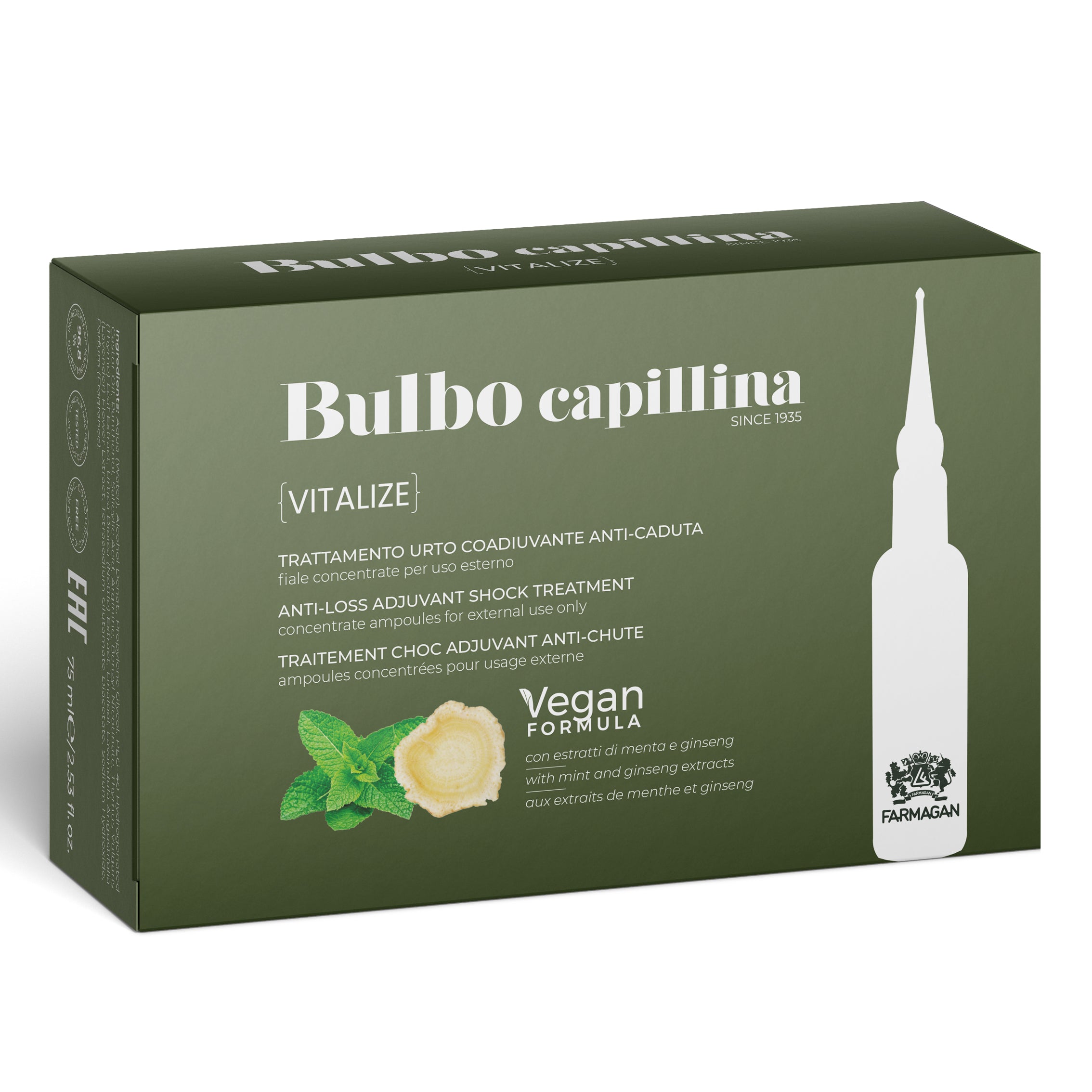 Bulbo Capillina Vitalize Anti-Loss Ampoules 10x7,5 ML