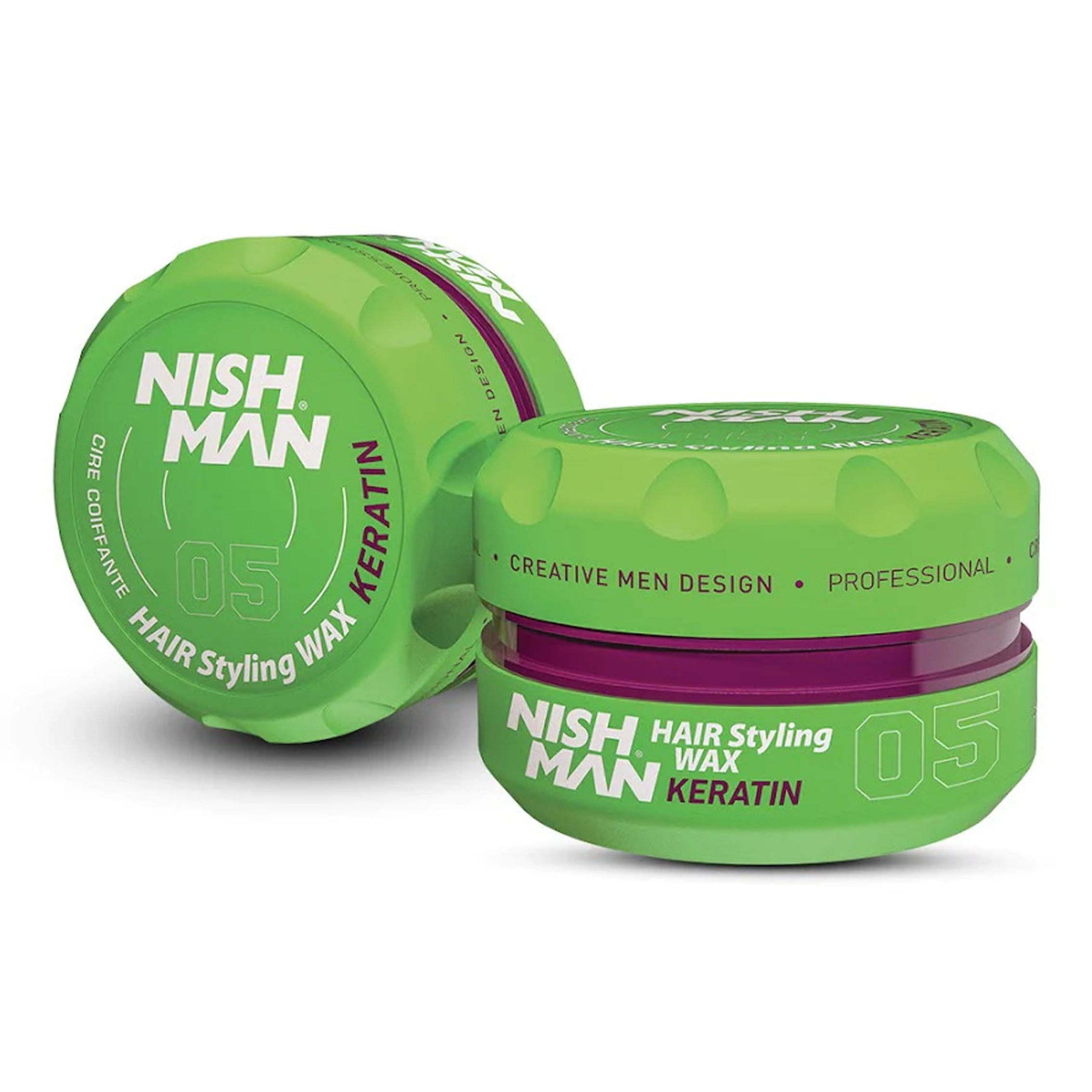 Nishman Aqua Hair Styling Wax 05 Keratin