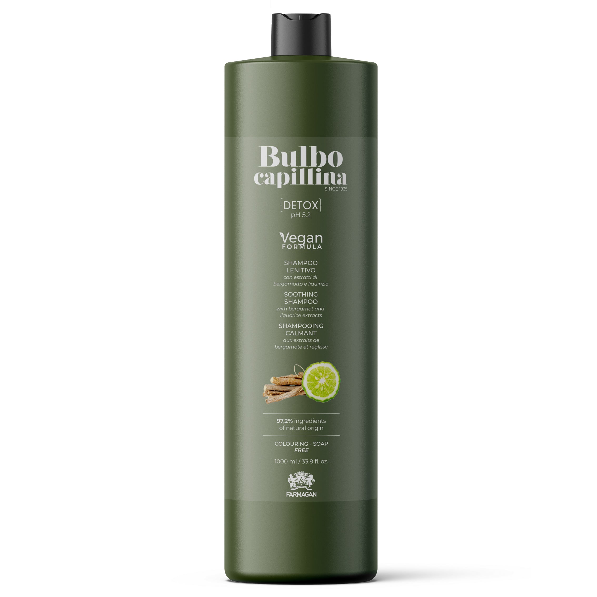 Farmagan Bulbo Capillina Detox Soothing Shampoo 1000 ML