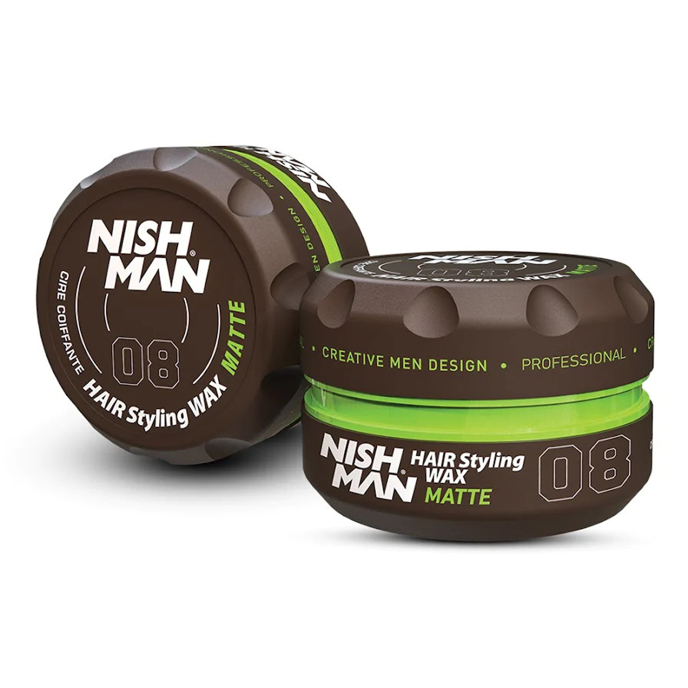 Nishman Hair Styling Matte Looking Wax 08