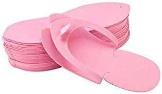 Other Unisex Adults Disposable Open Toe Spa Slippers - 12Pair pink Foam Slipper