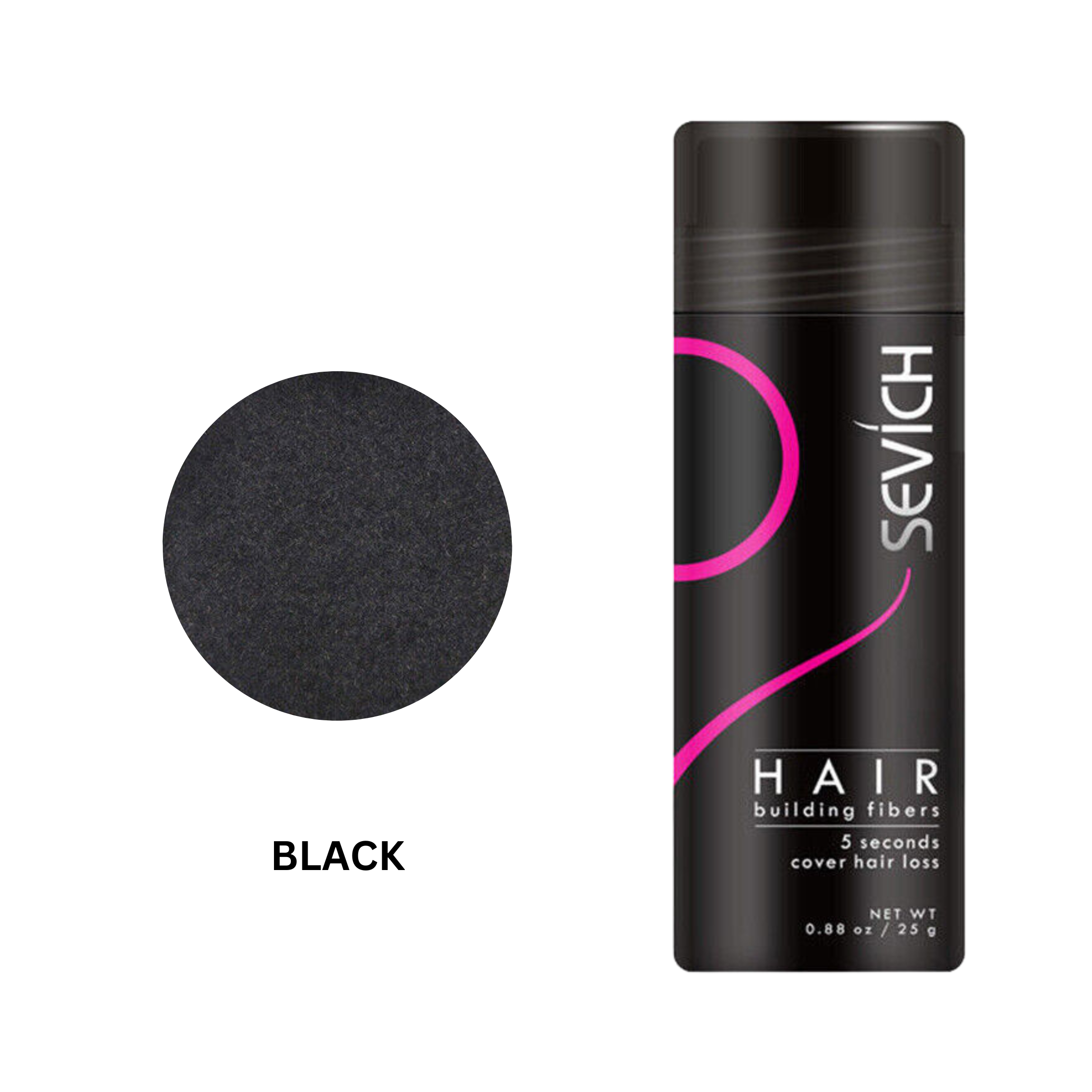 SEVICH HAIR BUILDING FIBERS - BLACK