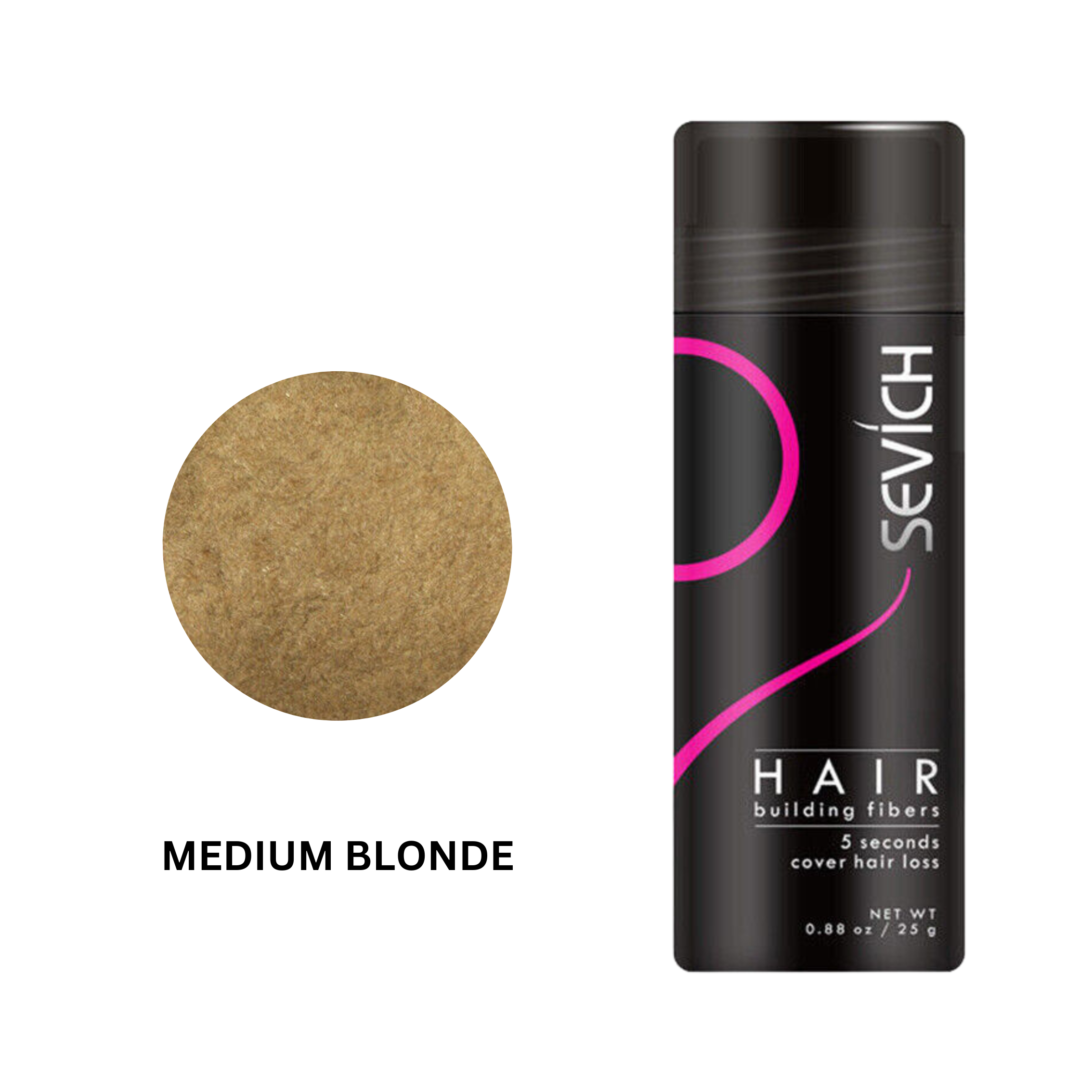 SEVICH HAIR BUILDING FIBERS - MEDIUM BLONDE