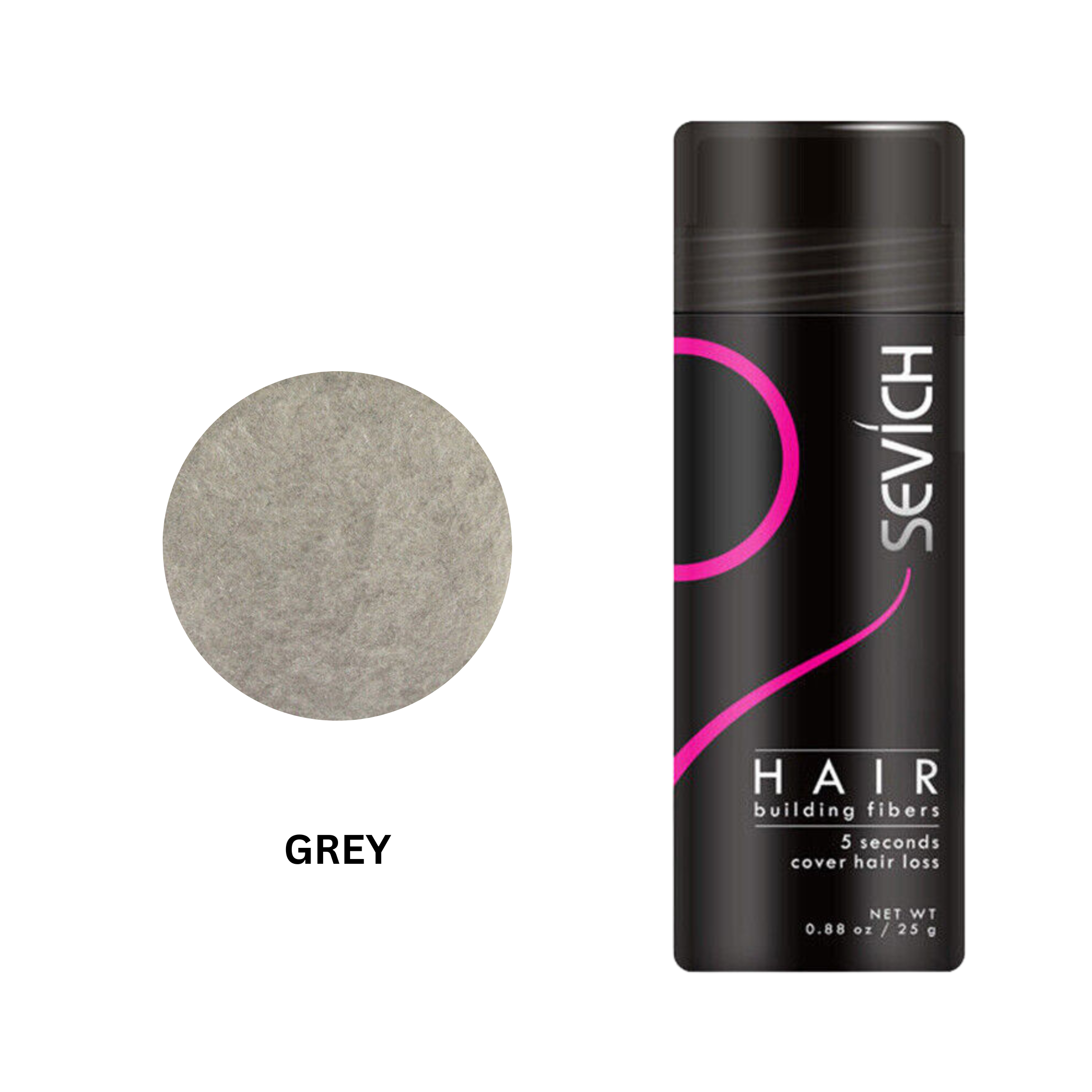 SEVICH HAIR BUILDING FIBERS - GREY