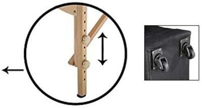 Portable Massage Bed, Portable SPA Therapy Best Beauty Body Couch Bed Table Package Beige