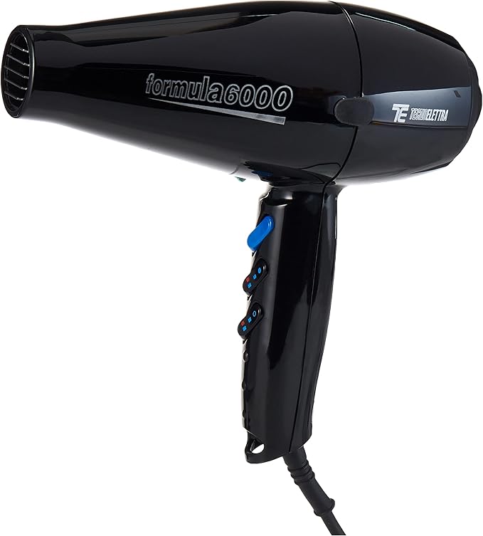 TechnoElectra 6000 Formula Hair Dryer with 3M Cord (Black, 2500W)