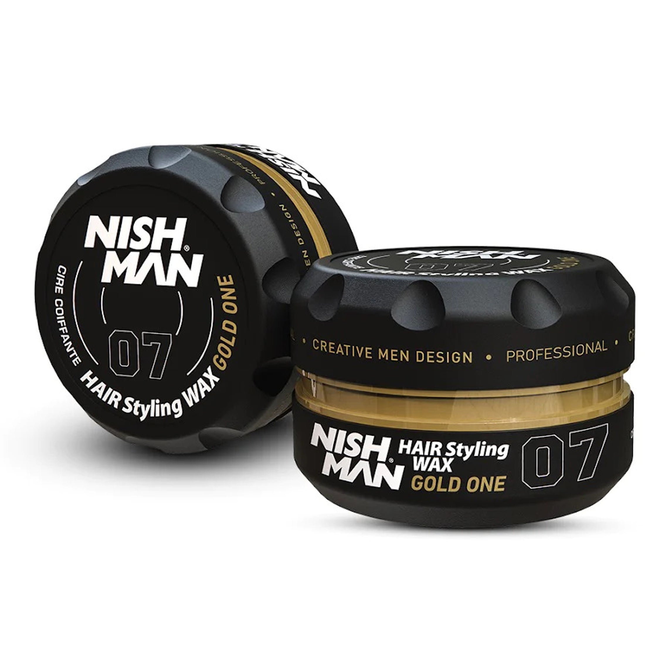 Nishman Aqua Hair Styling Wax 07 Gold One