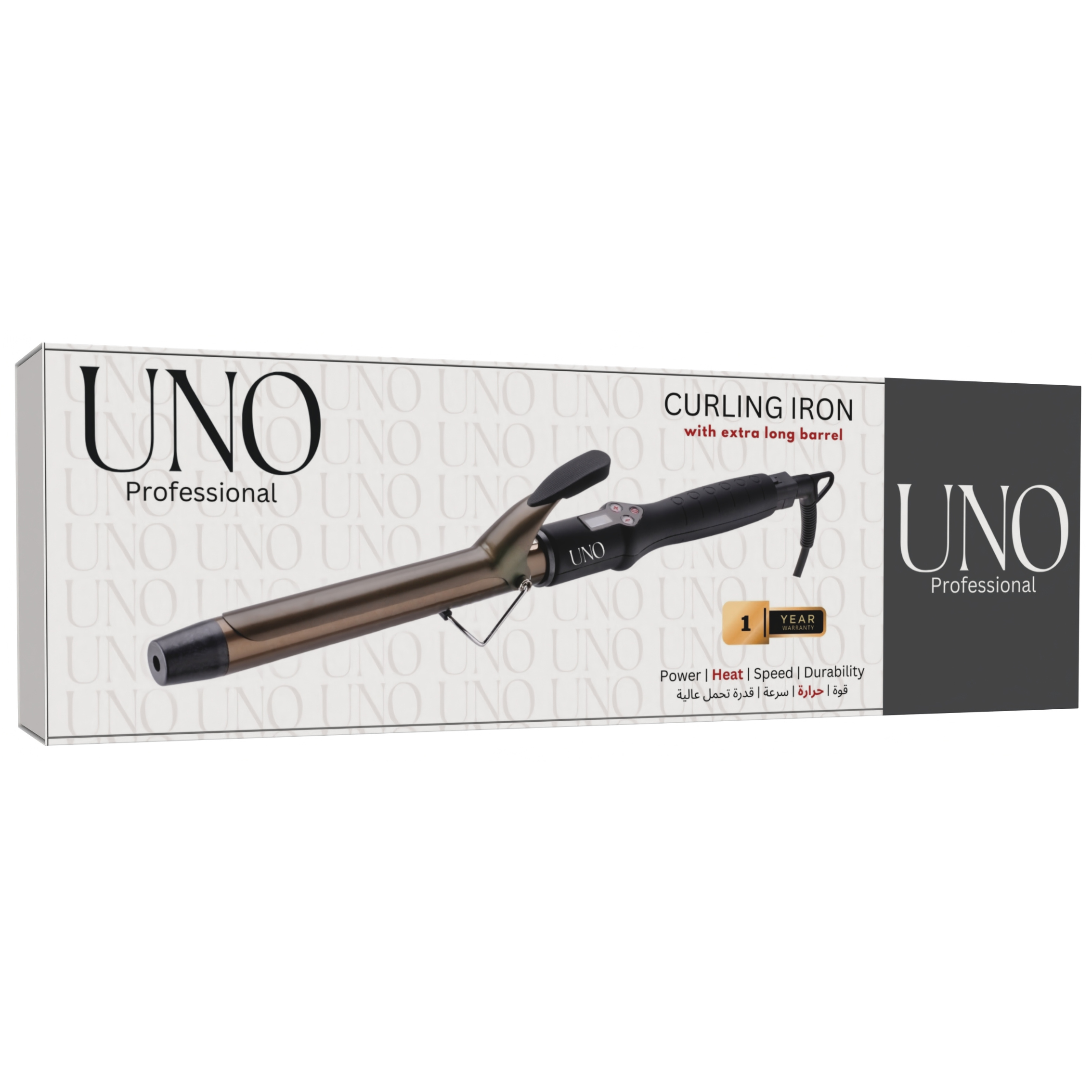 UNO - Curling Iron with Clips