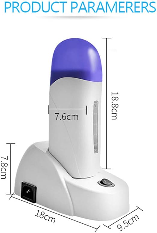 Wax Roller - Cartridge Wax Heating Wax Depilatory Roller Machine for Body Hair Removal Single Waxing Heaters