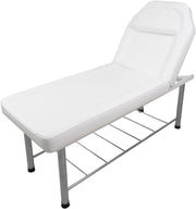 Portable Reclining Massage Bed-Multi-Purpose Massage Table for Spa, Facial Care, Beauty,Salon (White)