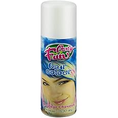 (WHITE) HAIR COLOR SPRAY 125ML