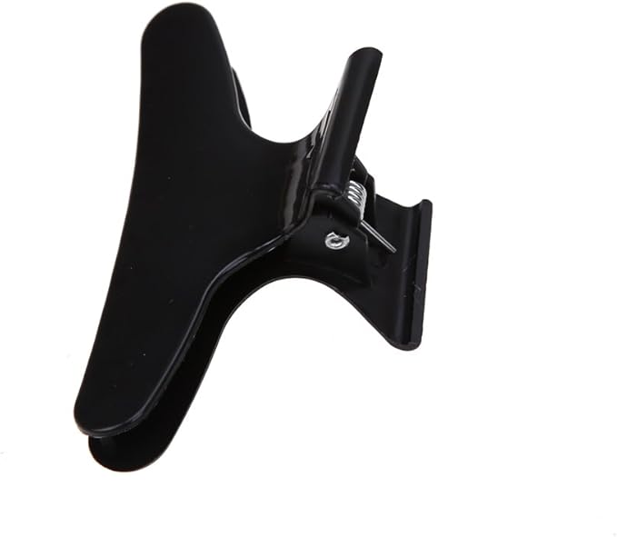 Hair Clips Claw Clamps Pins Hairdressing For 12Pcs Salon Black Butterfly Styling Section Clamp One size Style No.4