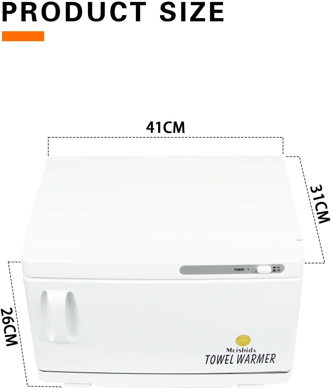 MEISHIDATowel Warmer Cabinet, Extra Large Hot Bath Towel Warmer Heating Use for Facial Spa, Hair Beauty, Salon Equipment and Home (White1)