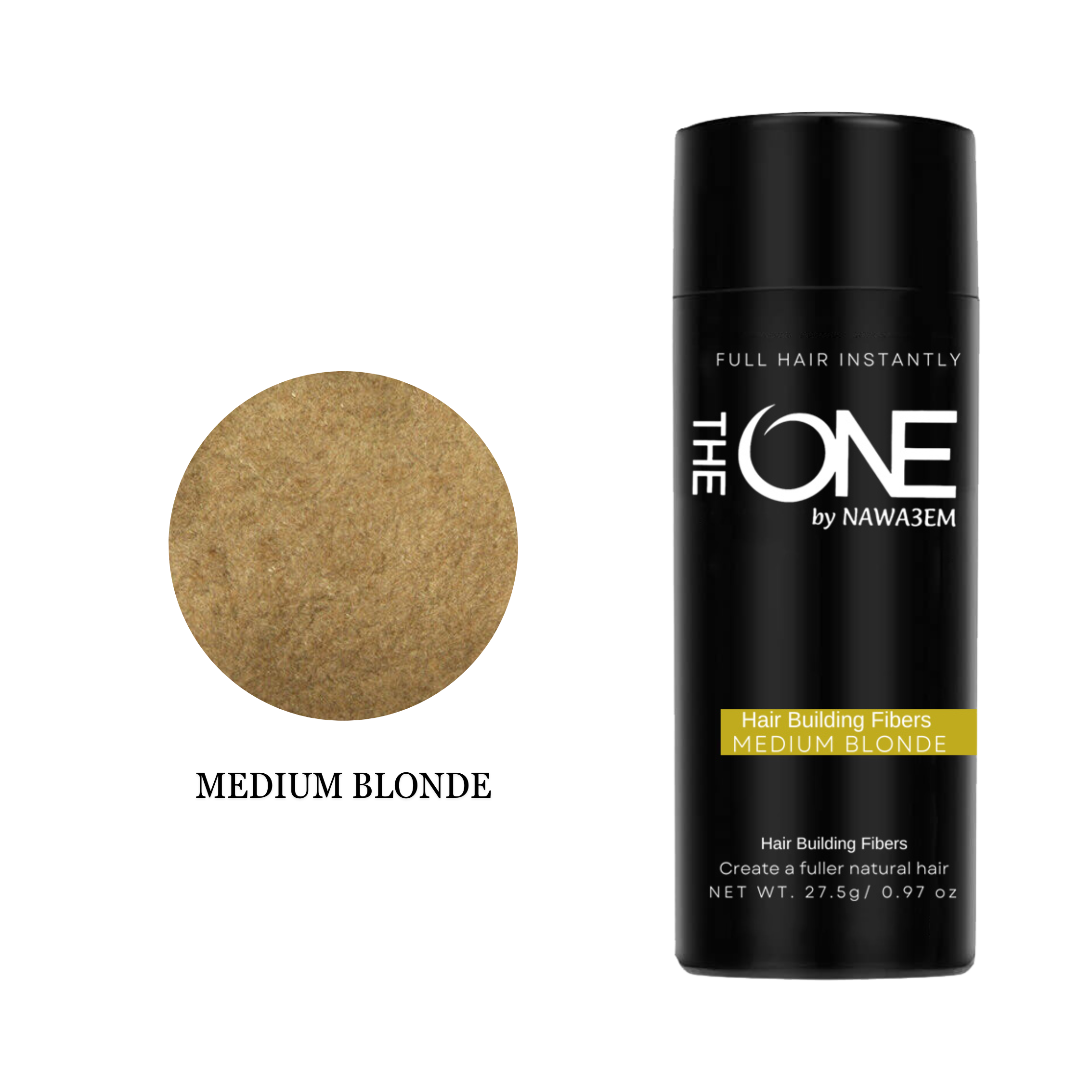 THE ONE HAIR BUILDING FIBERS - MEDIUM BLONDE