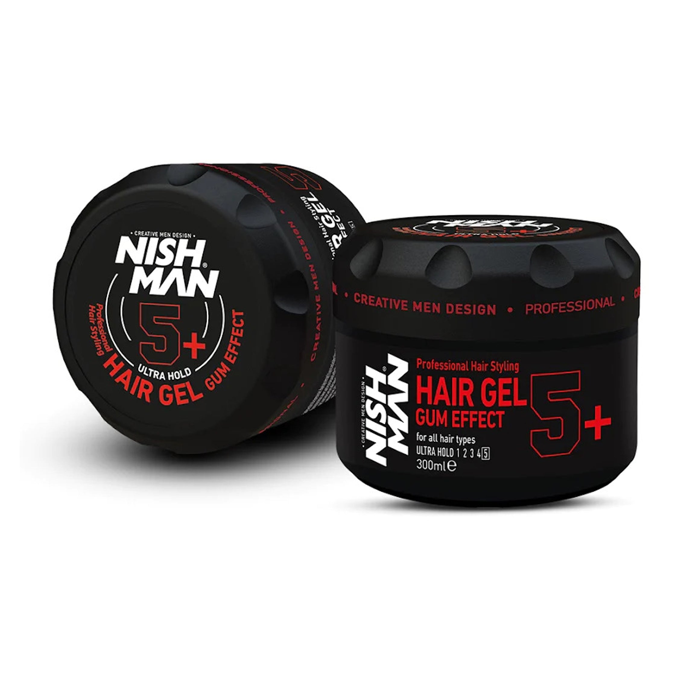 Nishman Ultra Strong Gum Effect Hair Gel 5+ 750 ml