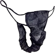 Non Woven Thong Panty -Black