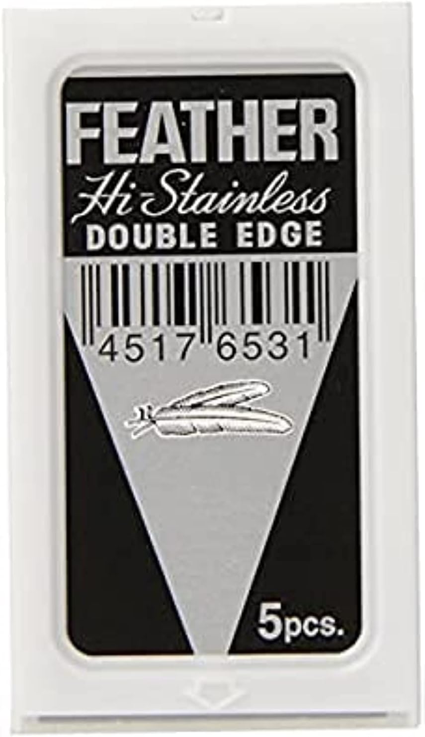 Feather Double Edge Hi-Stainless Steel Blade 071S- pillar type