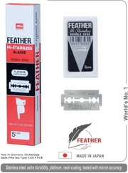 Feather Double Edge Hi-Stainless Steel Blade 071S- pillar type