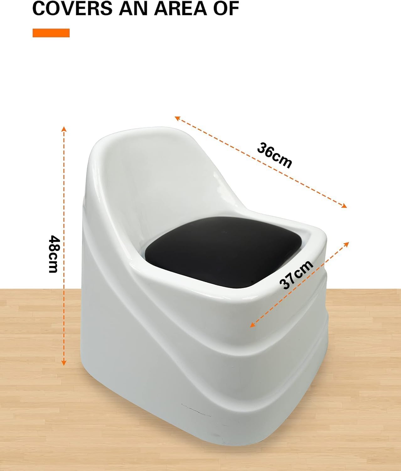 VIYA Stool Chair Mani/Pedi Heavy-Duty Rolling Chair With Back Rest Manicure Pedicure Stool Chair for Beauty Salon & Spa Nail Care salon Equipment