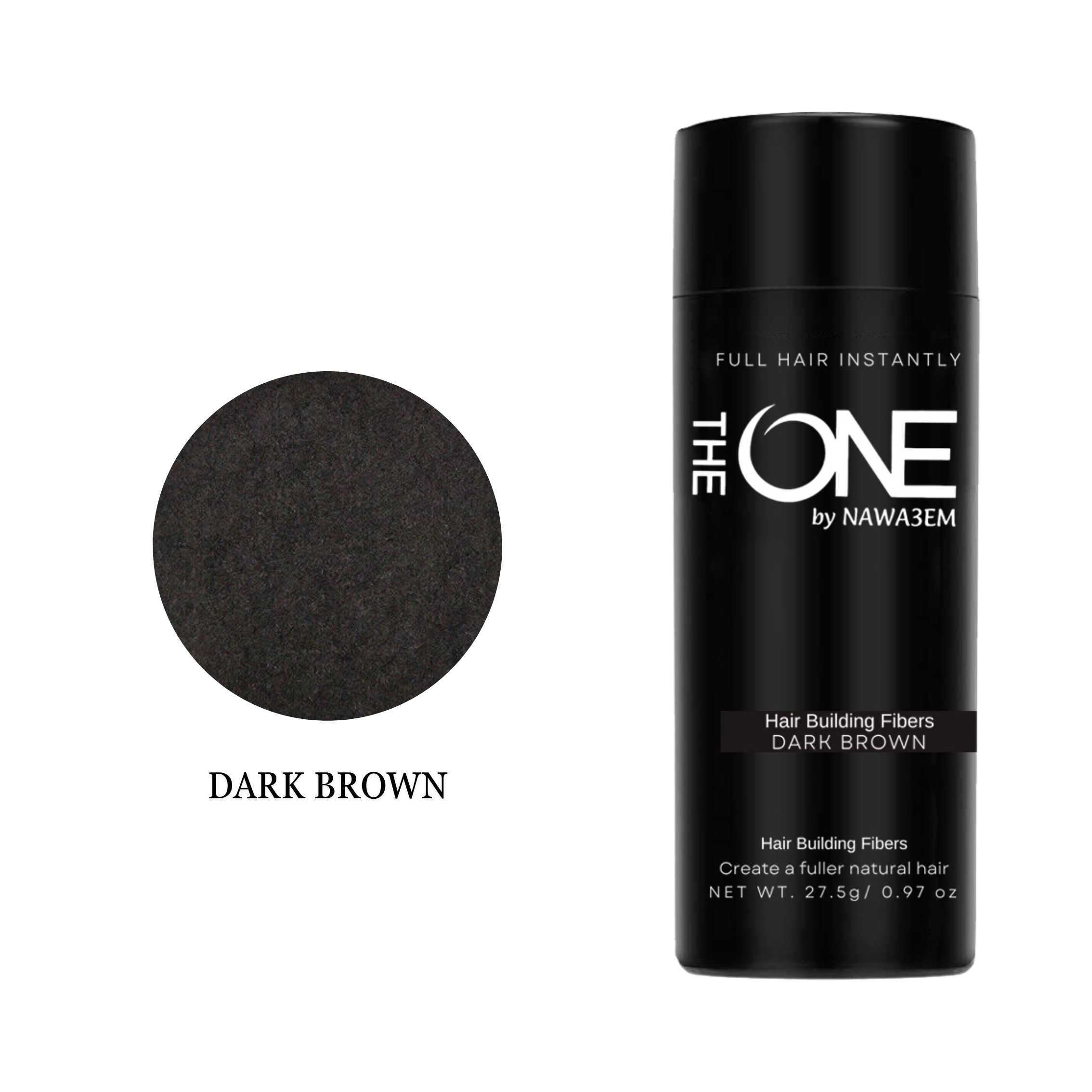 THE ONE HAIR BUILDING FIBERS - DARK BROWN