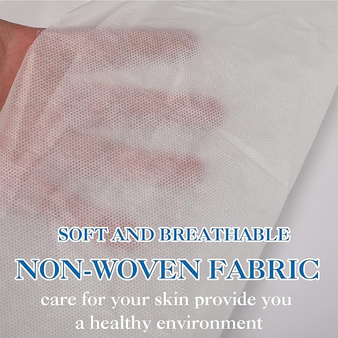 Disposable Thick Massage Table Covers Fitted Bed Sheets 82 x 35 inches Soft Breathable(White)