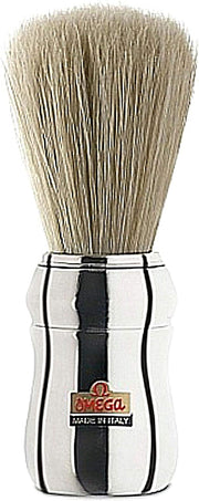 OMEGA MADE IN ITALY Pure Bristle 10048 Shaving Brush