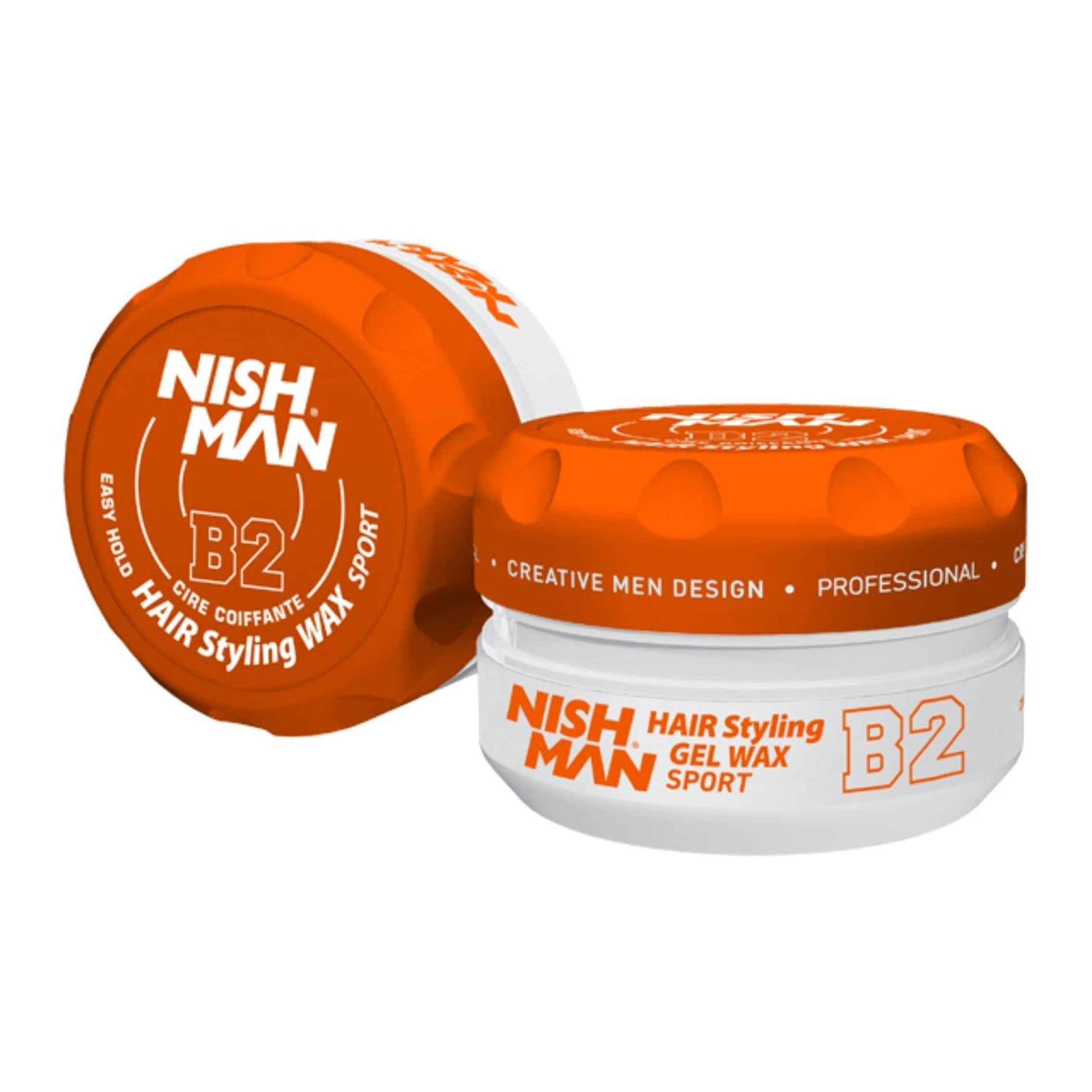 NISHMAN WAX HAIR STYLING GEL WAX SPORT - B2 150ML