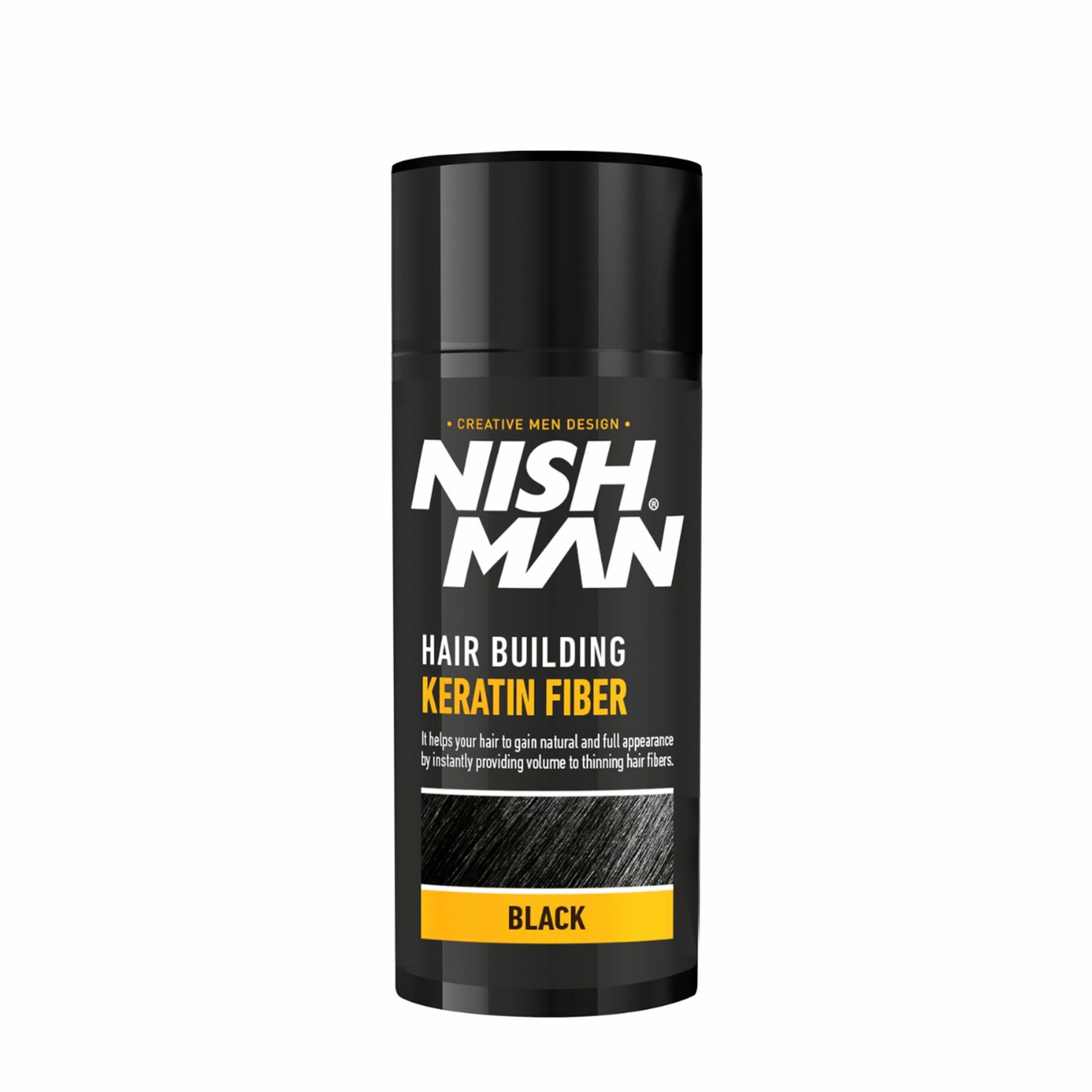 Nishman Hair Building Keratin Fiber // Black 21 gr