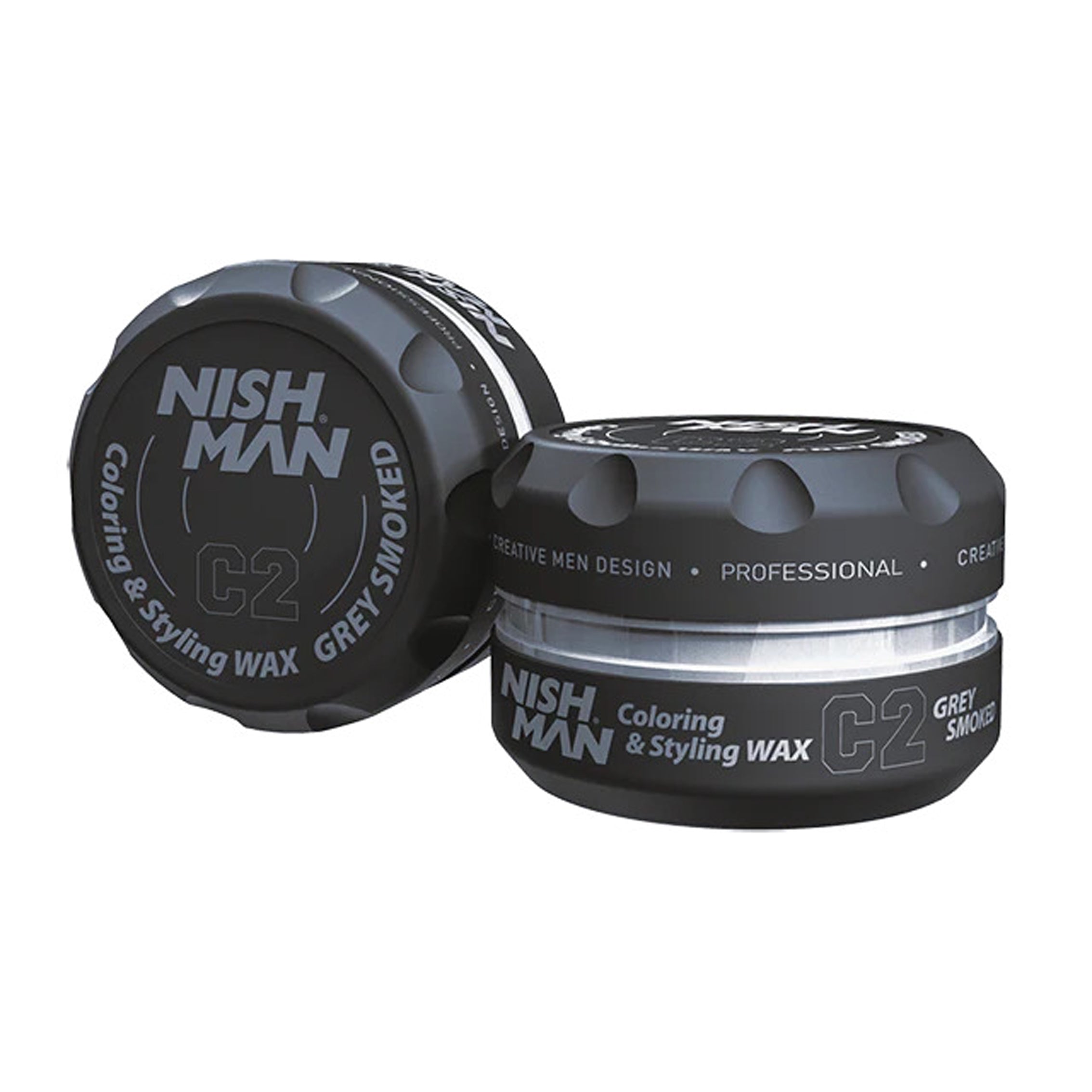 Nishman Hair Premium Coloring Wax C2 (Grey Smoked) 100 ml