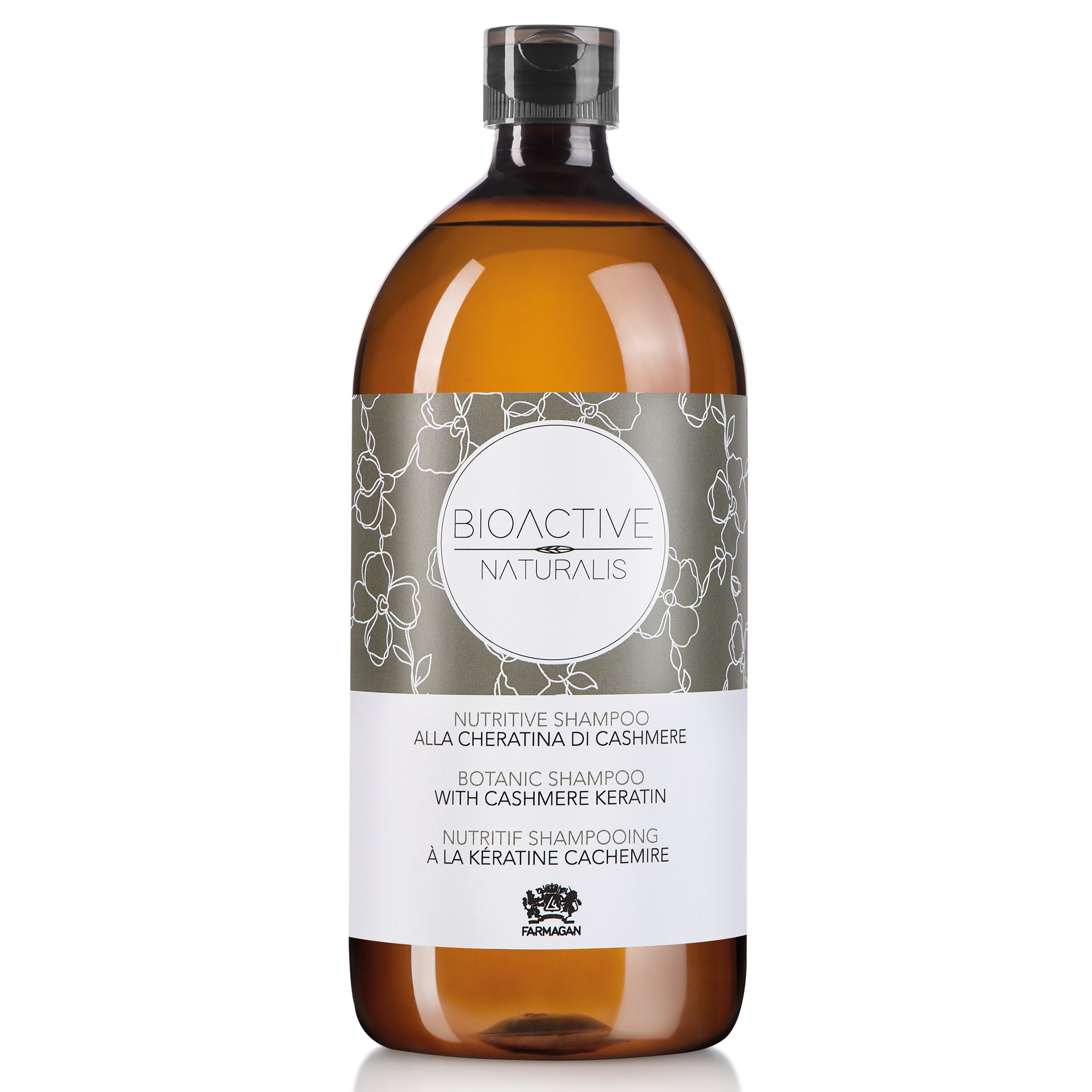 Farmagan Bioactive Naturalis Nutritive Shampoo With Cashmere Keratin 1000ml