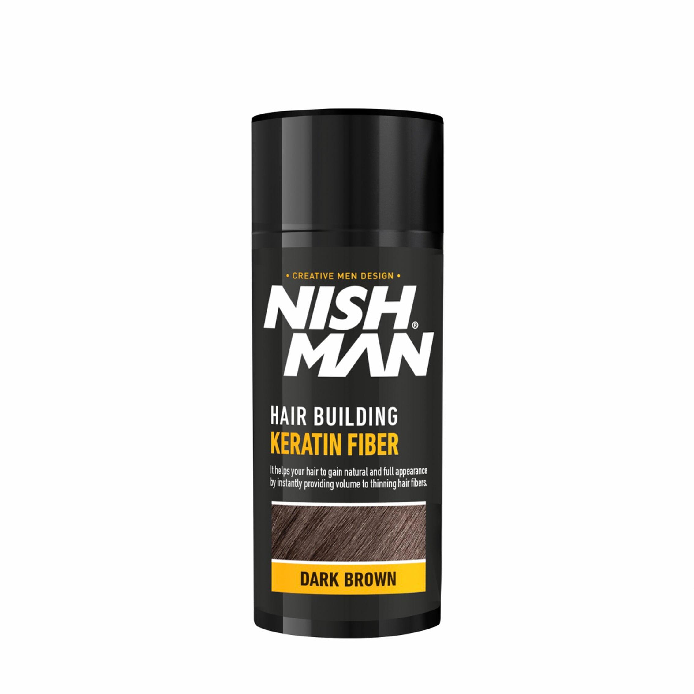 Nishman Hair Building Keratin Fiber // Dark Brown 21 gr