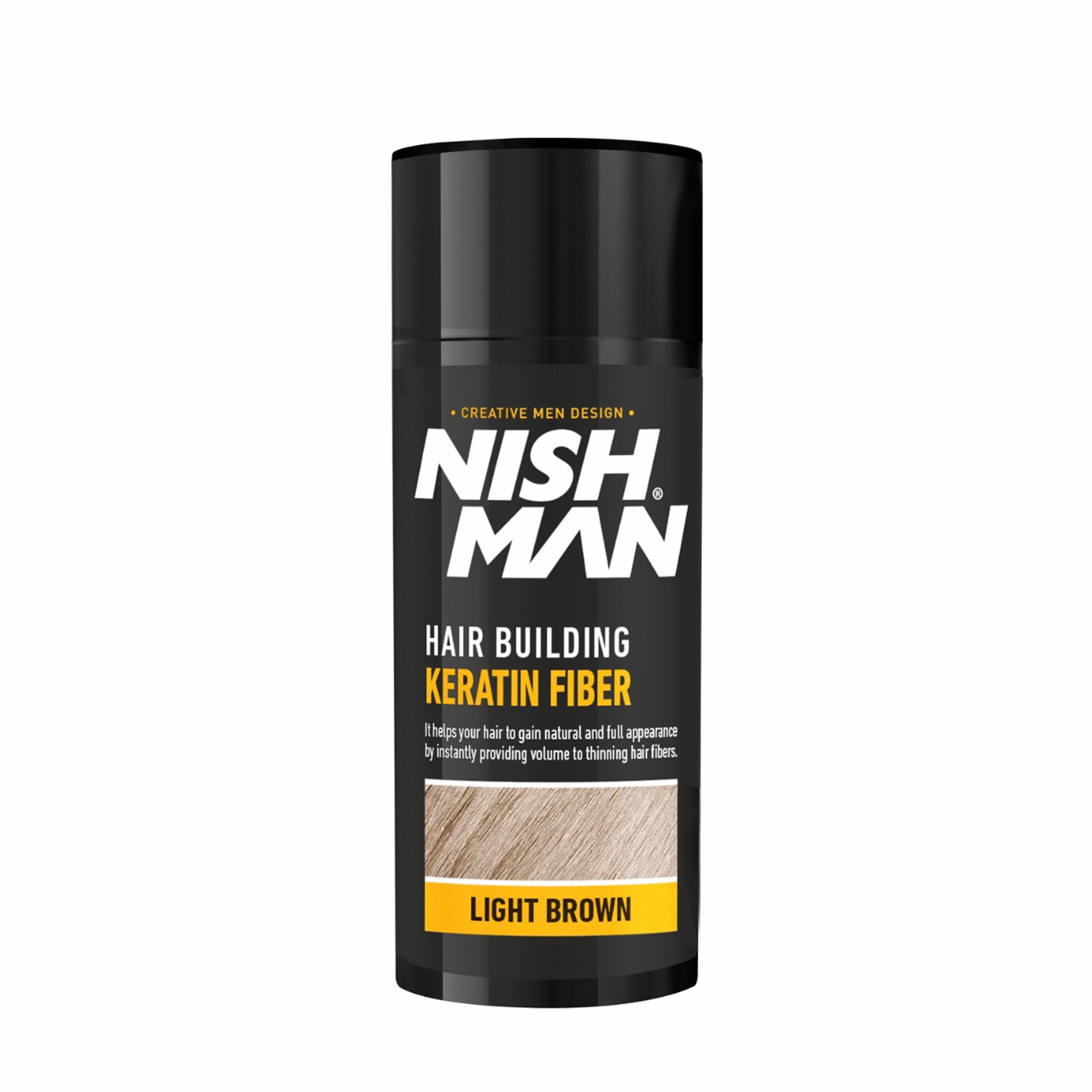 Nishman Hair Building Keratin Fiber // Light Brown 21 gr