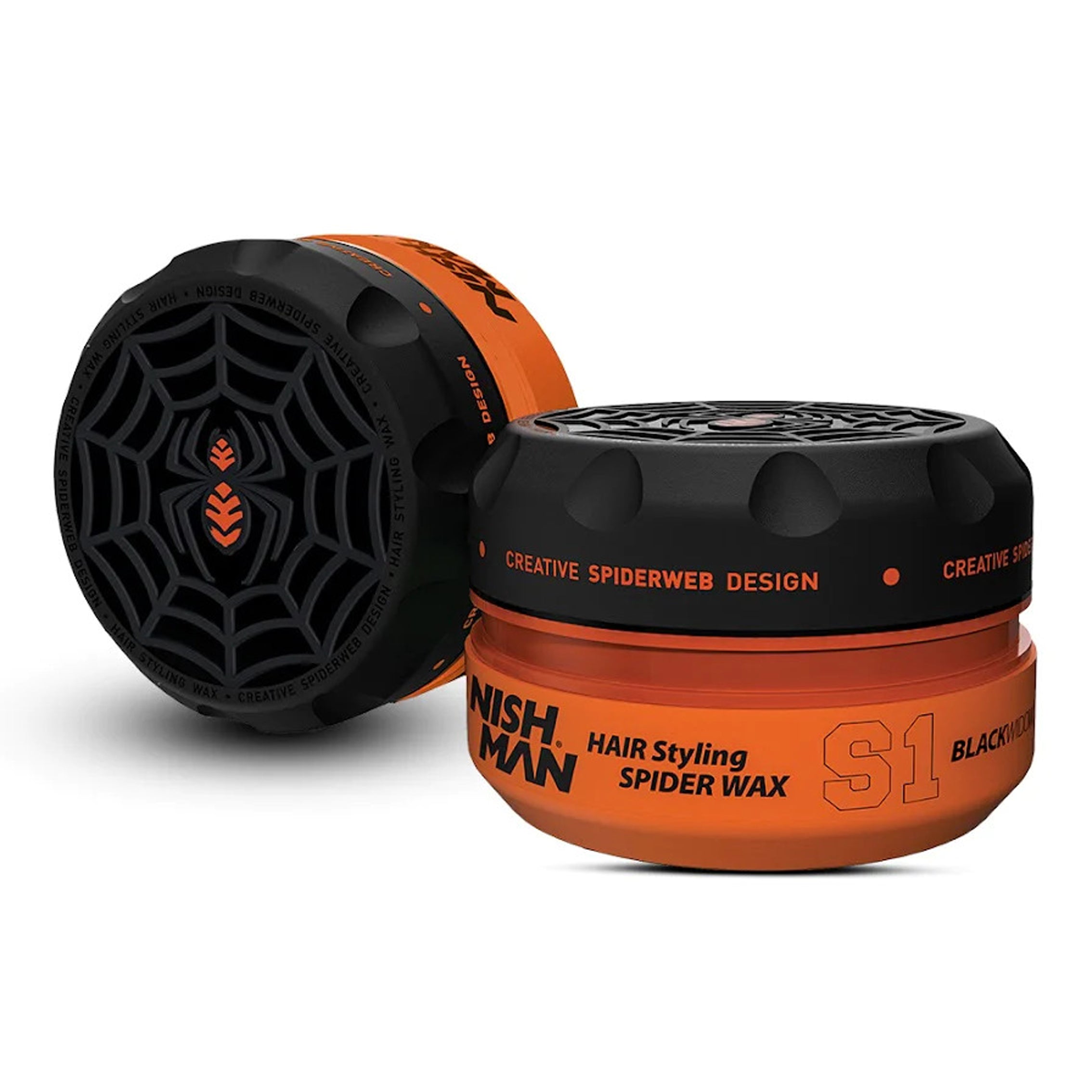 Nishman Aqua Hair Styling Spider Wax - Black Widow S1