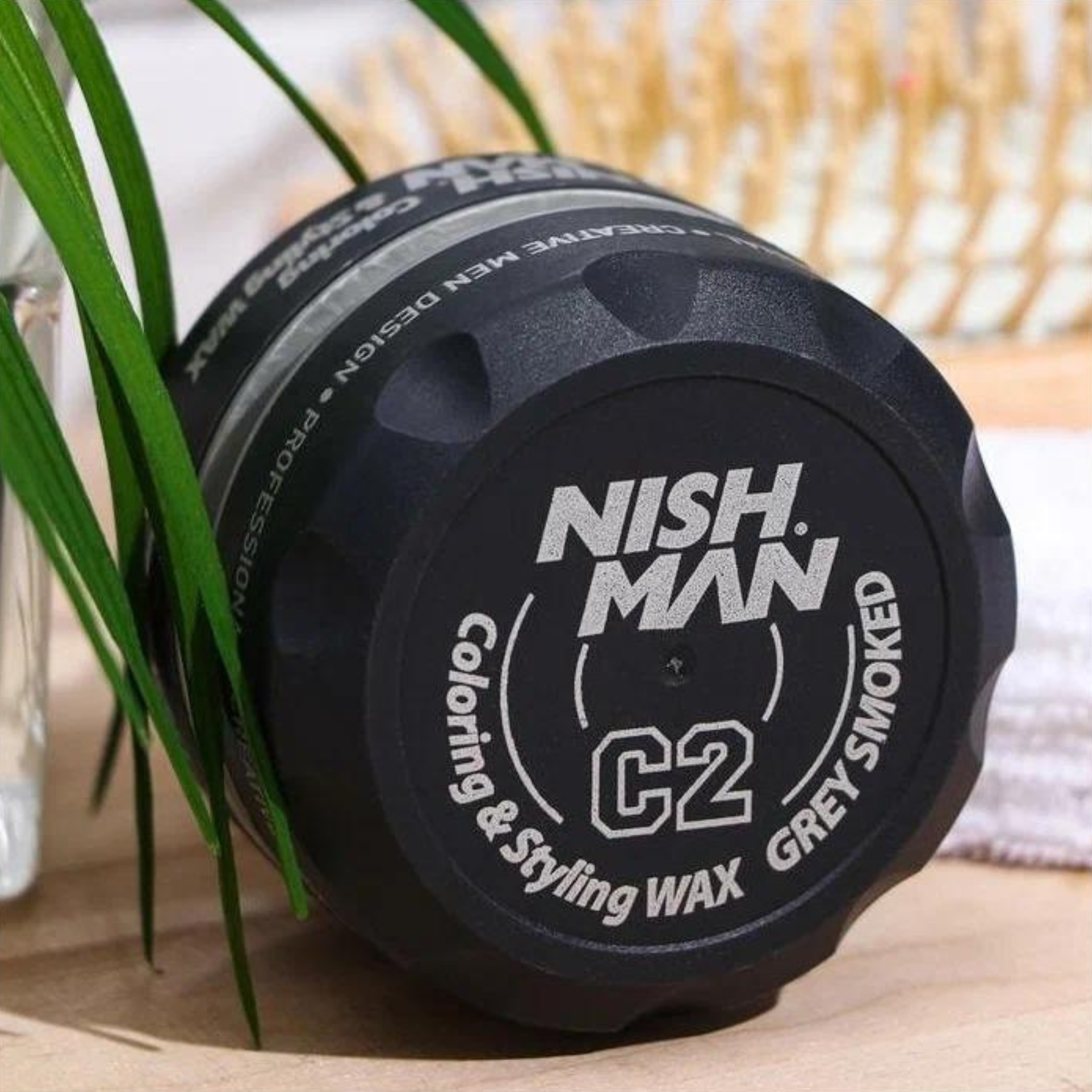 Nishman Hair Premium Coloring Wax C2 (Grey Smoked) 100 ml