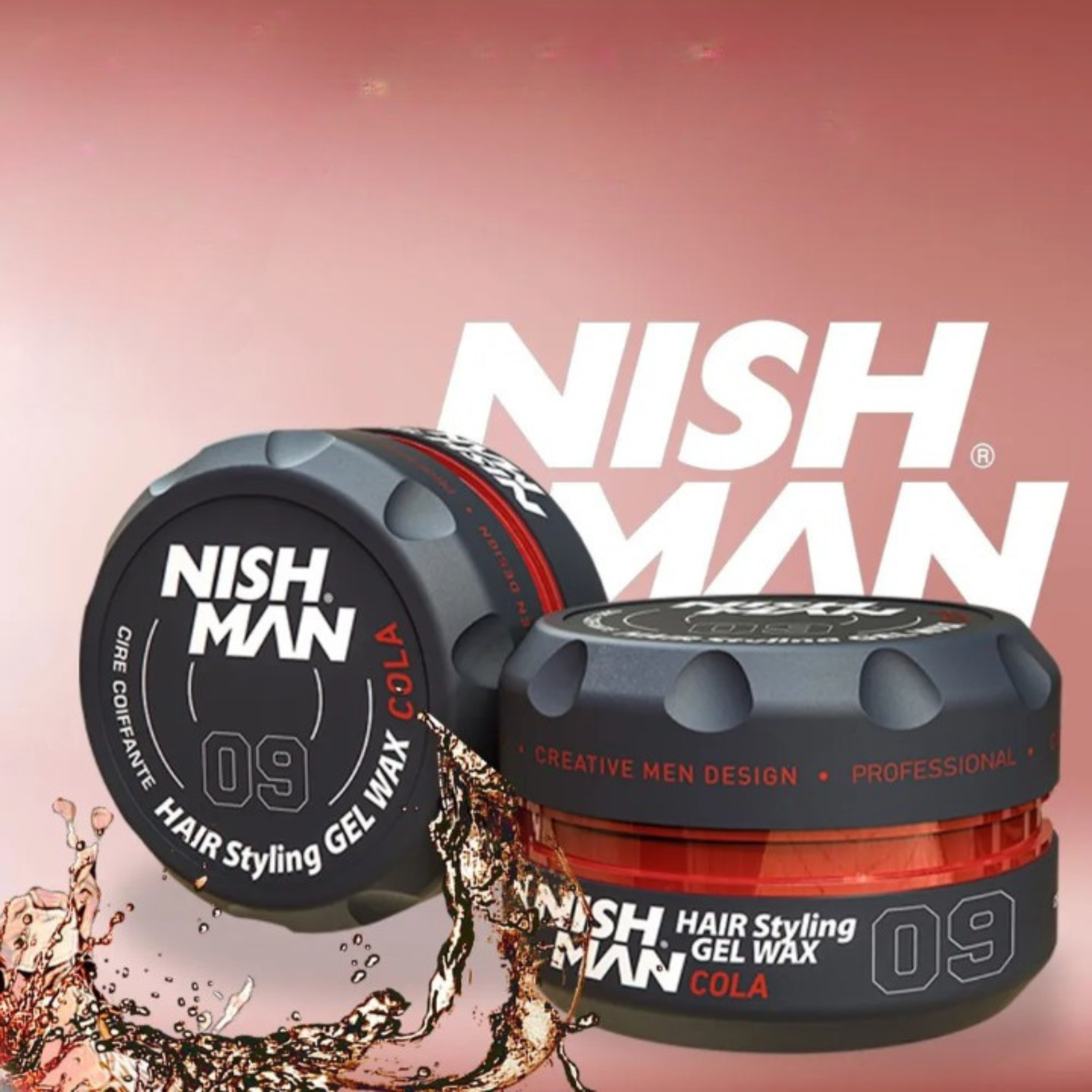 Nishman Aqua Hair Styling Wax 09 Cola