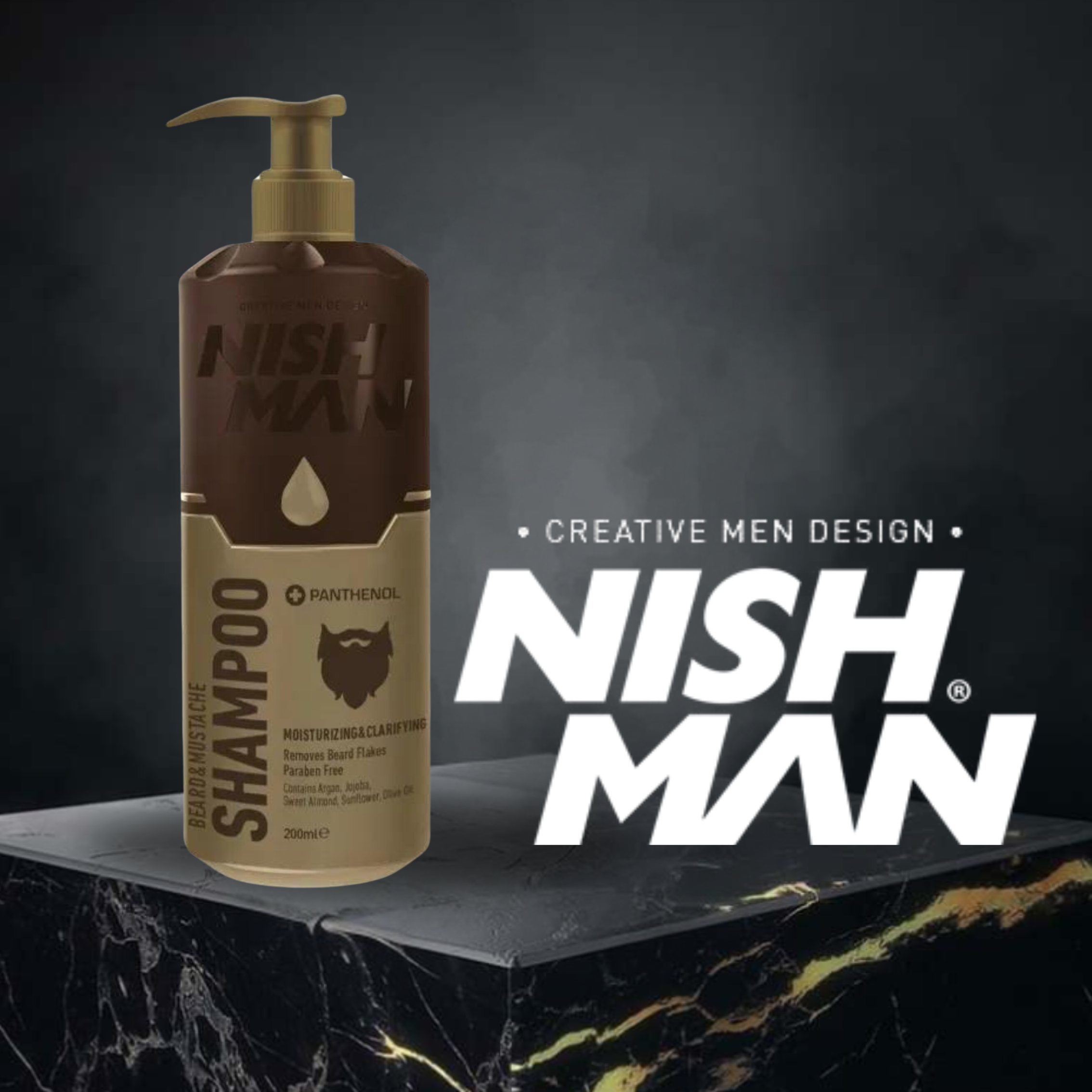 Nishman Beard & Mustache Care Shampoo 200 ml