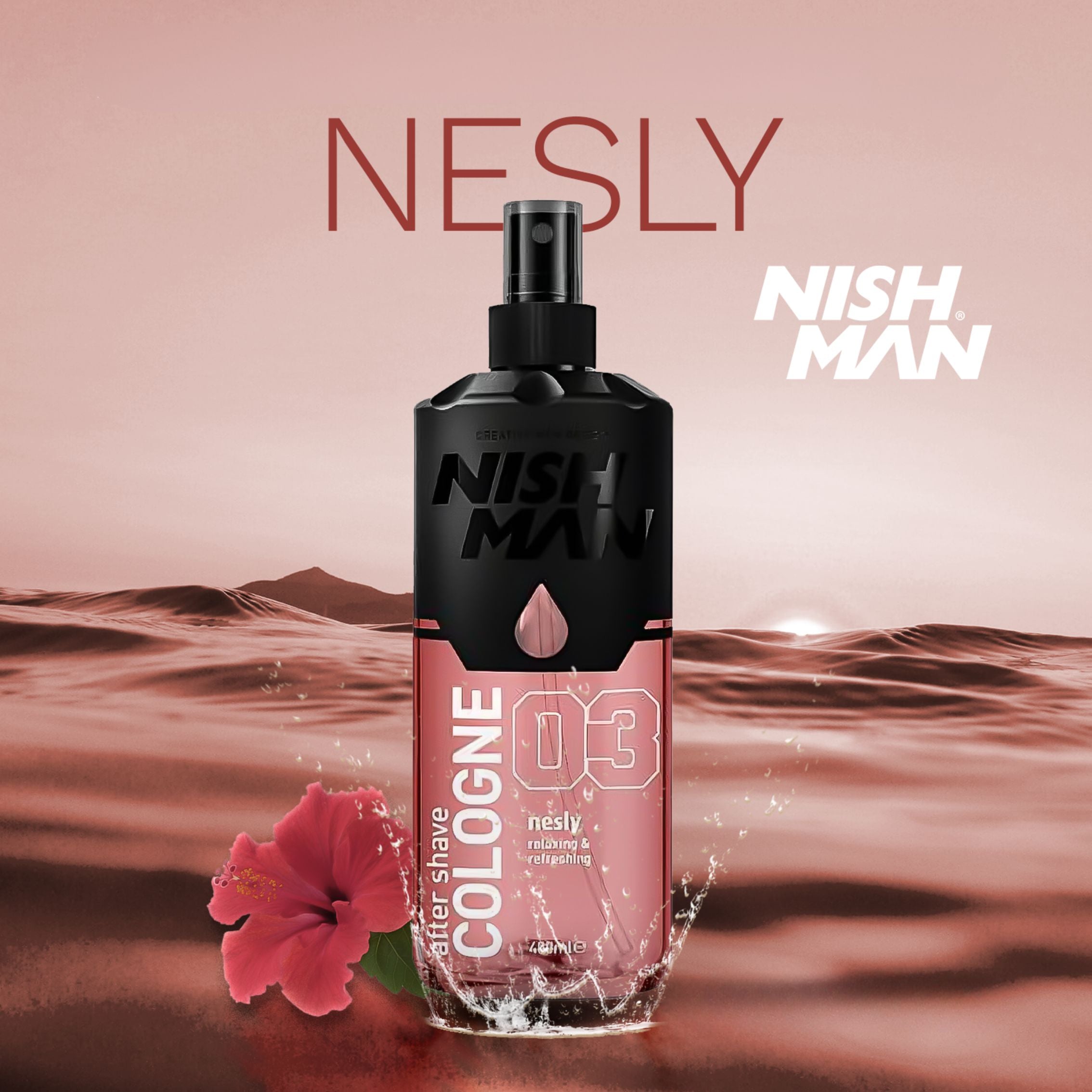 Nishman After Shave Cologne (Caribbean) & Nesly No.3 400ml