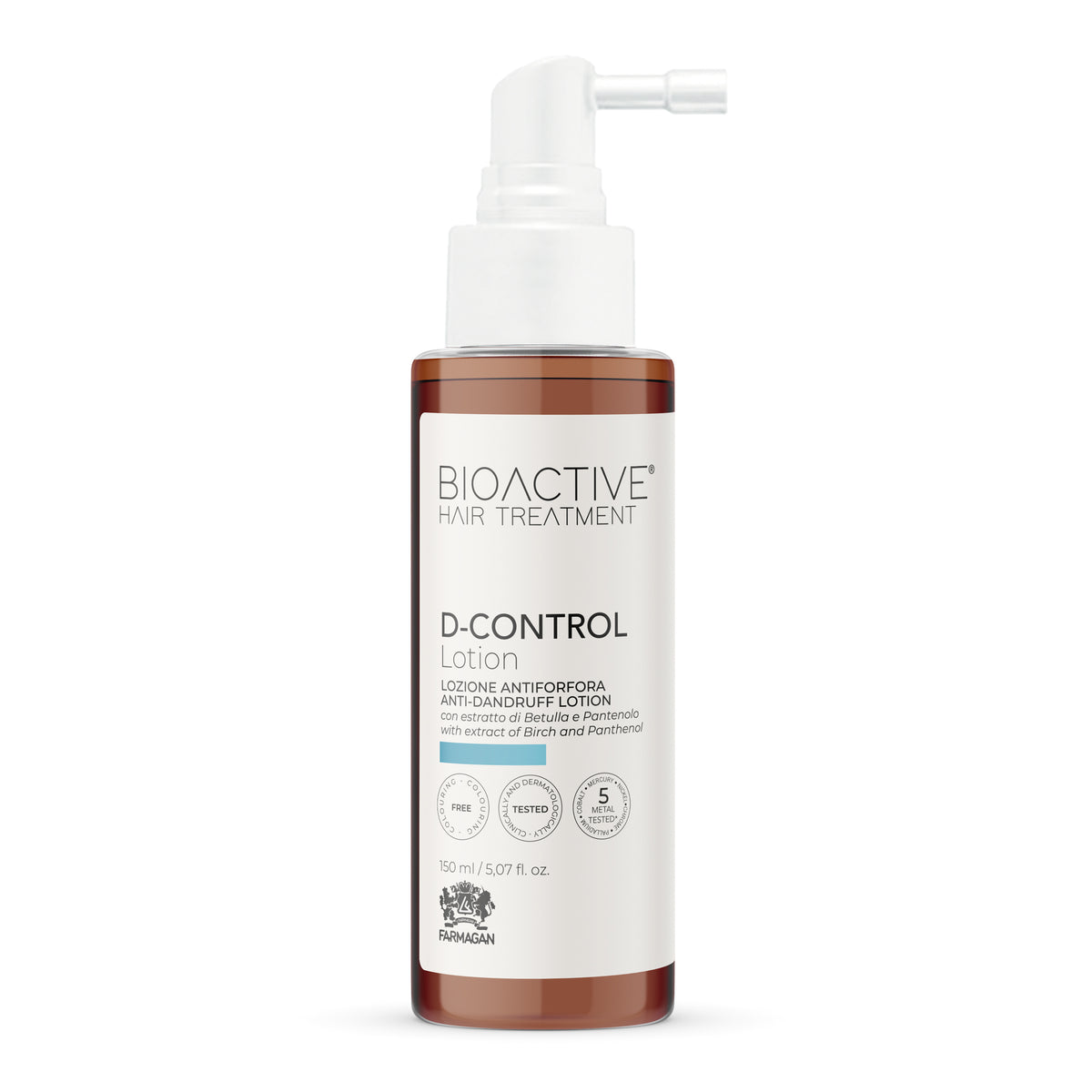 FARMAGAN BIOACTIVE HAIR TREATMENT D-CONTROL Lotion ANTIDANDRUFF LOTION ...