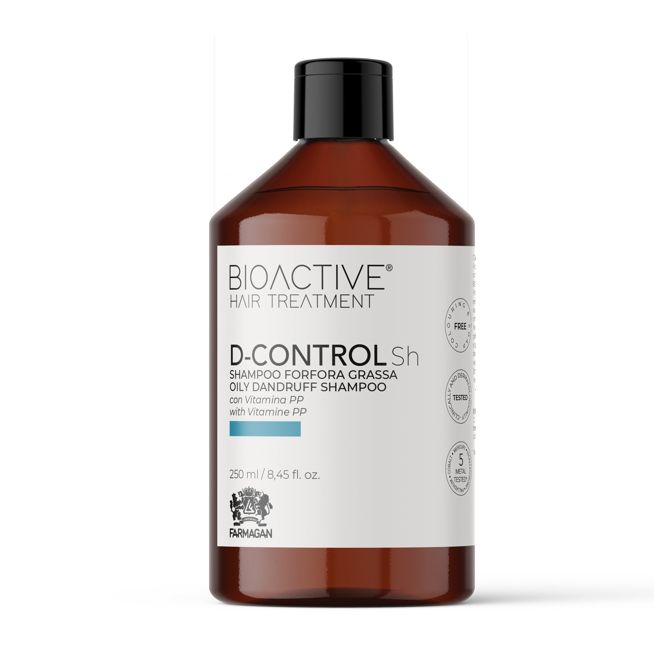 Farmagan Bioactive Hair Treatment D-Control Sh Oily Dandruff Shampoo 250 Ml