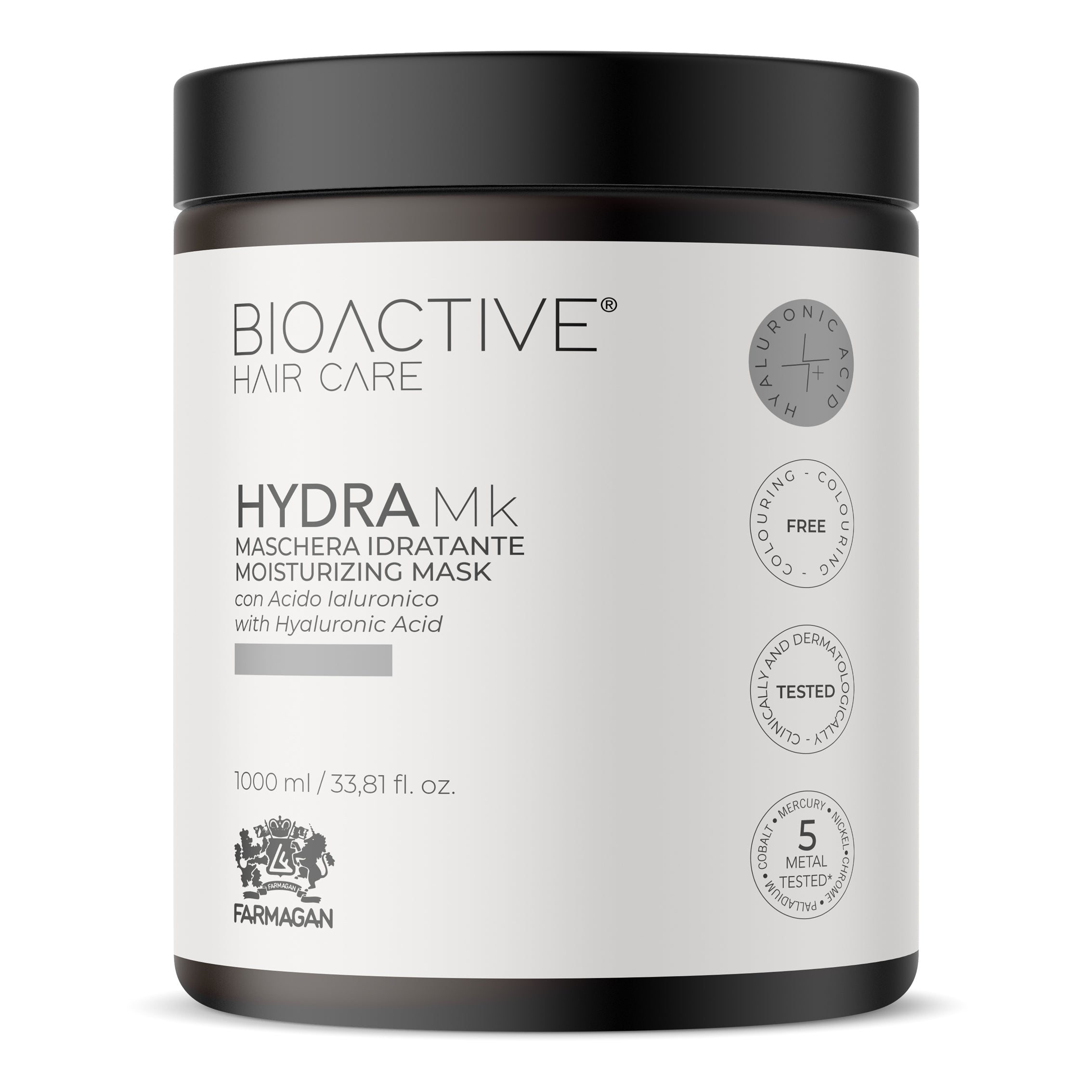 Farmagan Bioactive Hair Care Hydra Mk Moisturizing Mask 1000 Ml